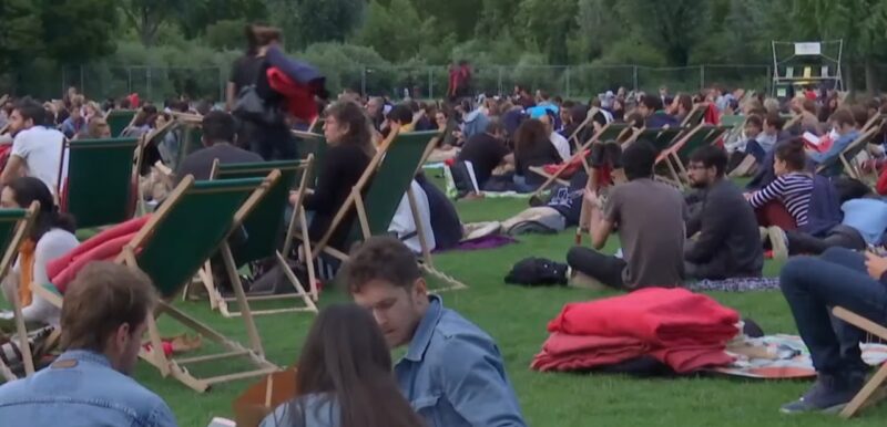 Cinéma en plein air au parc de la Villette